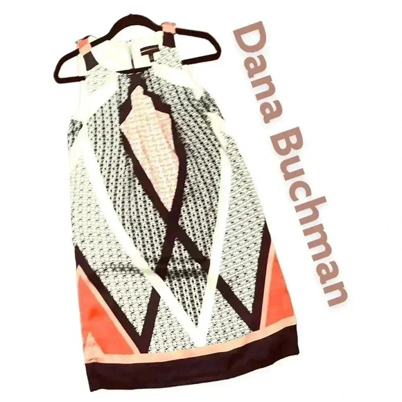 Dana Buchman Sleeveless Dress with Beautiful Pattern - Picture 1 of 11